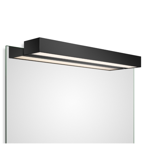 specificatie Permanent Majestueus spiegellamp - Decor Walther BOX 1-60 N LED spiegellamp dimbaar 60x10cm mat  zwart