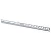 Blanke Aqua Keil Wand 8402856125R afsluitprofiel 2000x12,5x40mm rechts mat zwart