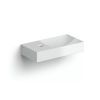 Clou Vale CL030216101L fontein 38x19cm met kraangat links mat wit keramiek
