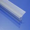 Exa-Lent Universal monsterstukje doucherubber type DS40 - 2cm lengte en geschikt voor glasdikte 3mm - 2 flapjes