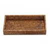 Decor Walther Basket 0932092 BASKET TAB 2 schaal/ tray rotan donker gekleurd