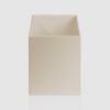Decor Walther Brownie 0924847 BROWNIE PK paper bin without lid artificial leather sand