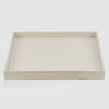 Decor Walther Brownie 0932447 BROWNIE TAB Q schaal/ tray kunstleder zand