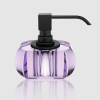 Decor Walther Kristall 0933580 KR SSP zeepdispenser Crystal violet glas - mat zwart