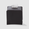Decor Walther Nappa 0938190 NAPPA KBQ tissuehouder echt leer zwartbruin
