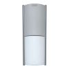 Duscholux Showerbox 950.818020.070 opbergkastje mat zilver, met 2 schuifelementen wit en grijs, 57cm