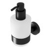 Geesa Nemox Black 91651606 zeepdispenser 200ml wand mat zwart