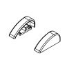 HSK E100211-17-90 afdekkapjes voor waterdorpel, RVS look