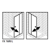 Kermi 2534054 spatwaterdichting 1 x 98,5cm - 6mm