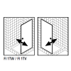 Kermi 2534054 spatwaterdichting 1 x 98,5cm - 6mm