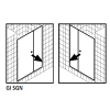 Kermi 2534060 spatwaterdichting 1 x 98,5cm - 6mm