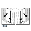 Kermi 2534986 set spatwaterdichtingen 2 x 98,5cm - 5mm