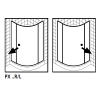Kermi 2534063 gebogen spatwaterdichting 6mm