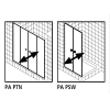 Kermi 2534062 set spatwaterdichtingen 2 x 55cm - 8mm