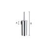 Smedbo Home HV332 toiletborstelgarnituur mat messing