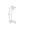Smedbo Outline Lite FK602 toiletrolhouder gepolijst edelstaal