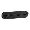 Smedbo Home HB359 hakenrek met 4 haken zwart