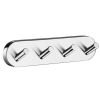 Smedbo Home HK359 hakenrek met 4 haken chroom