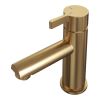 Brauer Edition 5-GG-001-HD1 low body basin mixer model E gold brushed PVD