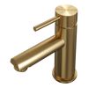 Brauer Edition 5-GG-001 low body basin mixer model A gold brushed PVD