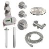 Brauer Edition 5-NG-025 thermostatische inbouw regendouche SET 05 RVS geborsteld PVD