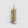 Clou Flat CL090204182 toilet brush set wall gold brushed PVD