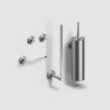 Clou Flat CL09020994101 accessory set (5-piece) brushed stainless steel