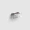Clou Fold CL090402941 toilet roll holder with brushed stainless steel cover