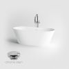 Clou Solium II CL0570020 freestanding bath 160x70 aluite matt white