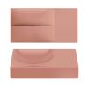 Clou Vale CL0340161R fountain 38x19cm without tap hole right matt pink ceramic