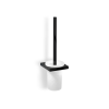 Decor Walther 0654260 DW 94 toiletborstelgarnituur wand gesatineerd glas/ mat zwart