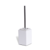 Decor Walther Brownie 0940550 BR SBG toiletborstelgarnituur chroom/wit kunstleer