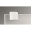 Decor Walther Bloque/ Corner 0561034 CO GLA60 planchet 600mm wit gesatineerd glas/ geborsteld nikkel