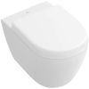 Villeroy and Boch Subway 2.0 Compact 9M69Q101 toilet seat with lid white