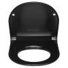 Pressalit Sway D 934001-BL6999 toiletzitting met deksel zwart