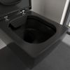 Villeroy en Boch Memento 2.0 8M24S1R7 toiletzitting met deksel Pure Black