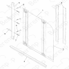 HSK Favorit E60076 inschuifrubber t.b.v. 2-delig of 3-delige badklapwand, grijs *niet meer leverbaar*