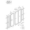 Huppe Alpha 2 - Classics 2 - X1 Flex, 042668 set afdekkapjes en montagetoebehoren