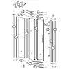 Huppe Alpha 2 - Classics 2 - X1 Flex, 032794 magneetstrippen, set