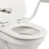 Etac Supporter 803031122 toilet seat with lid and armrests white