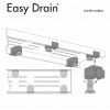 Easy Drain onderdelen EDR-STEUN-N rooster kliksysteem voor douchedrain