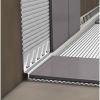 Blanke Aqua Keil Wall 8402840100L gradient edge profile 2000x10x40mm left Stainless steel chrome-plated