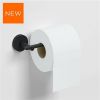 Clou Flat CL090203021 toiletrolhouder zonder klep mat zwart