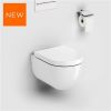 Clou Hammock CL0401080 Wand-WC mit Toilettensitz weiß