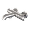 Brauer Carving 5-NG-085-2 body bath shower thermostatic mixer SET 02 stainless steel brushed PVD