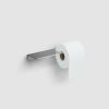 Clou Fold CL090402841 toilet roll holder with shelf brushed stainless steel