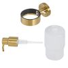 Geesa Nemox Brushed Gold 916516-07 zeepdispenser 200ml wand goud geborsteld