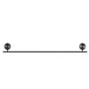 Geesa Opal Brushed Metal Black 917207-09-60 handdoekrek 60 cm zwart metaal geborsteld
