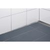 Blanke Aqua Keil Wall 8402840100L gradient edge profile 2000x10x40mm left Stainless steel chrome-plated