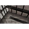 Easy Drain Compact 50 TAF Black EDM1TAFZM100050B douchegoot 100cm zijuitloop